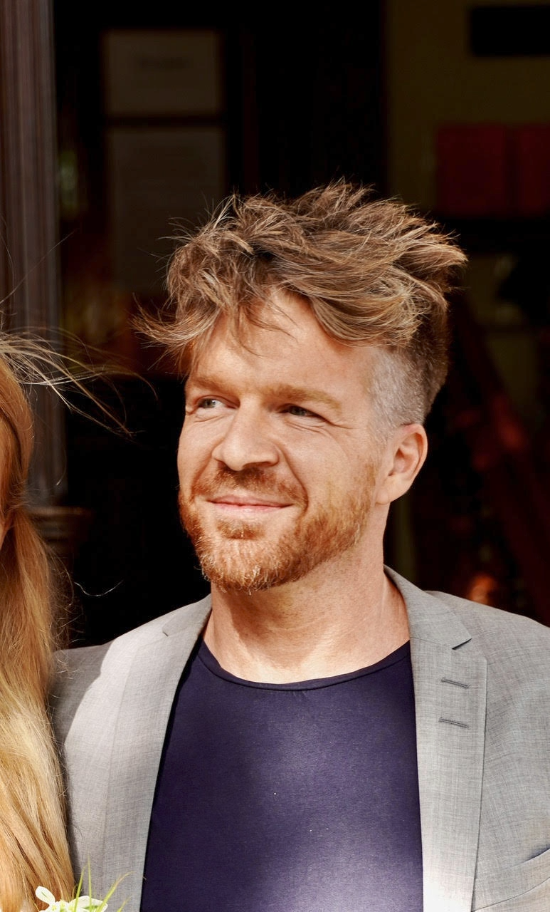 Empor Films team member and cinematography equipment